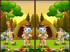 Spot 5 Differences Camping